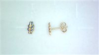 Earrings Sommer in Yellow Gold NODO SMA G Q/C G - NODO SMA G Q/C G